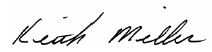 Keith Miller signature