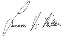 Larry Miller signature