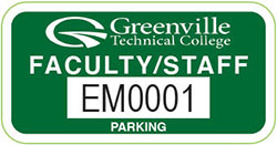 faculty-staff decal