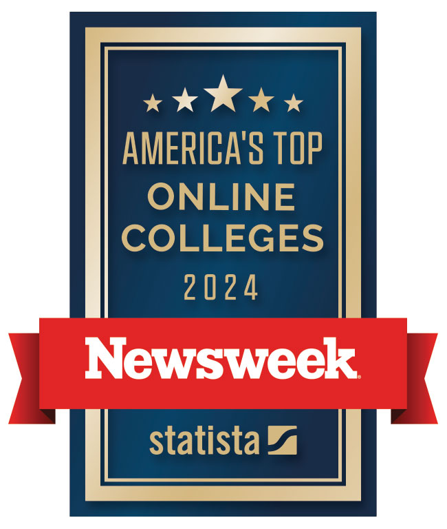 Newsweek Top Online Colleges logo