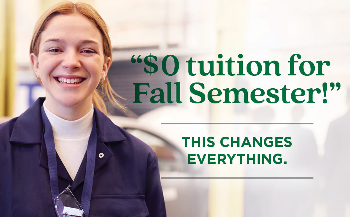 Zero tuition for Summer and Fall Semesters! This changes everything.