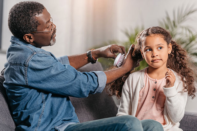 Daddy-daughter hairdo event