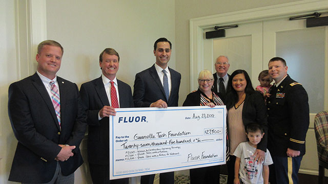 Fluor Foundations makes donation