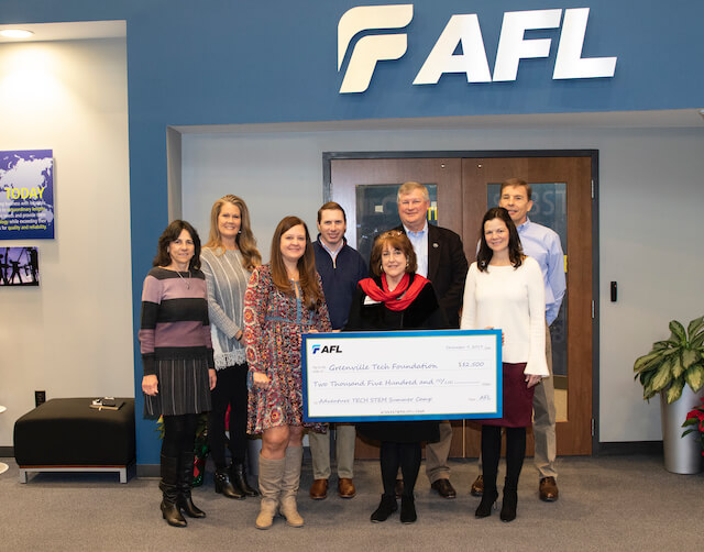 AFL-presents-check-to-greenville-tech