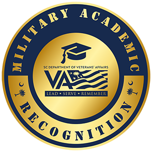 Greenville Tech has received the SCDVA GOLD Military Academic Recognition Award